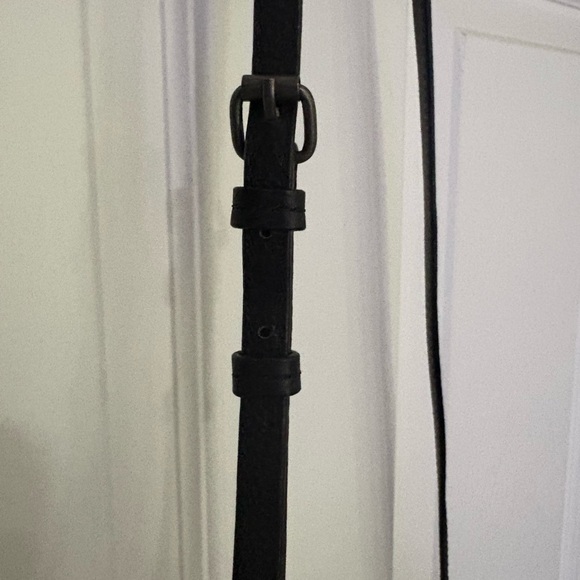 EUC Lucky Brand GENUINE LEATHER Jill Black convertible wallet crossbody - Picture 4 of 9